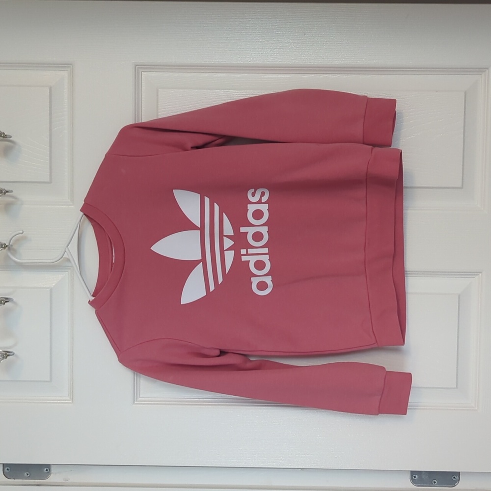 Adidas non -hooded sweatshirt girls